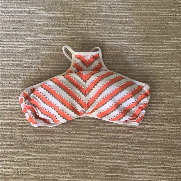 Orange halter bikini top - Picture 1 of 1